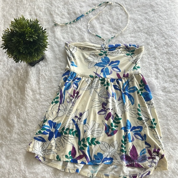 New! Isabel Maternity Halter Babydoll Top - Picture 4 of 5